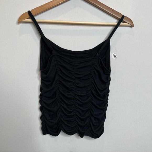 Intimately Free People Womens Size Small Better Than Words Cami Black Ruched Top - Picture 3 of 10
